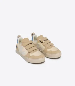 Kinder VEJA V-10 FLEECE X BIGSTUFFED PURE WHITE