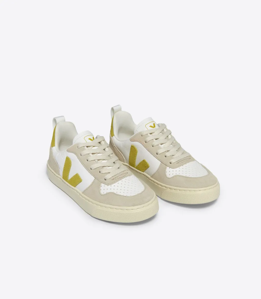 Kinder VEJA V-10 LACES WHITE LIQUOR ALMOND