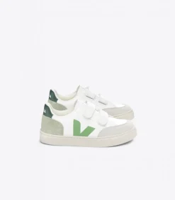 Kinder VEJA V-12 LEATHER EXTRA WHITE MULTICO CLAY