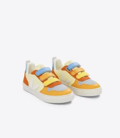 Kinder VEJA V-10 LEATHER MULTICO SUN