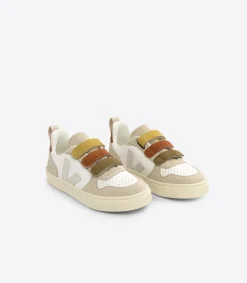 Kinder VEJA V-10 LEATHER X BONPOINT MULTICO ALMOND