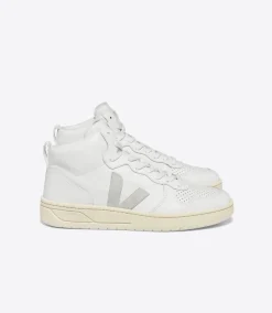 Damen VEJA V-15 LEATHER WHITE