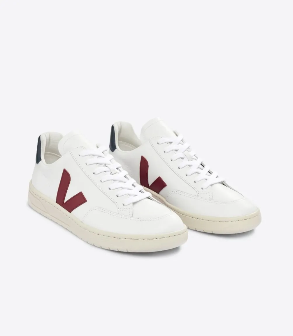 Damen VEJA V-12 LEATHER WHITE MARSALA NAUTICO