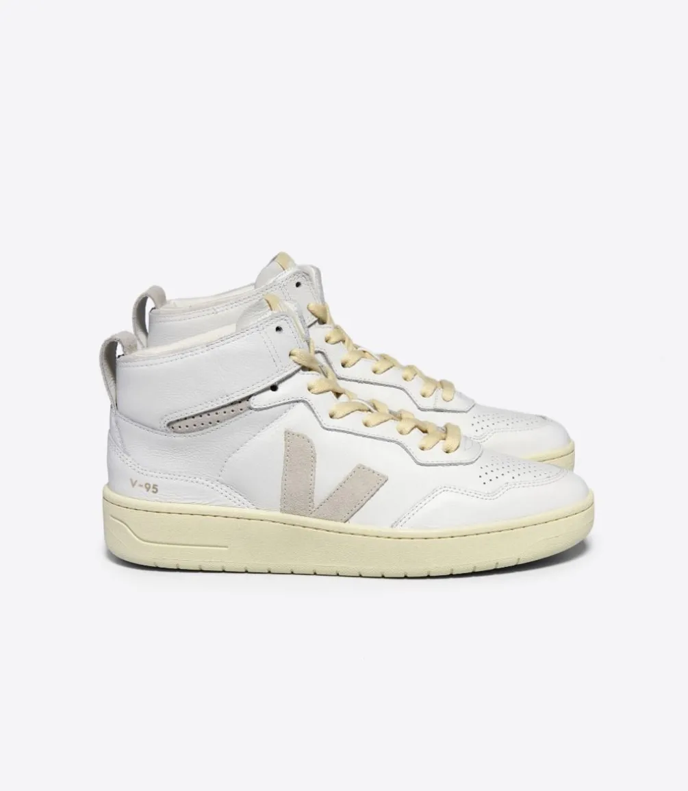 Damen VEJA V-95 LEATHER WHITE NATURAL