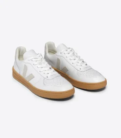 Damen VEJA V-10 LEATHER WHITE NATURAL