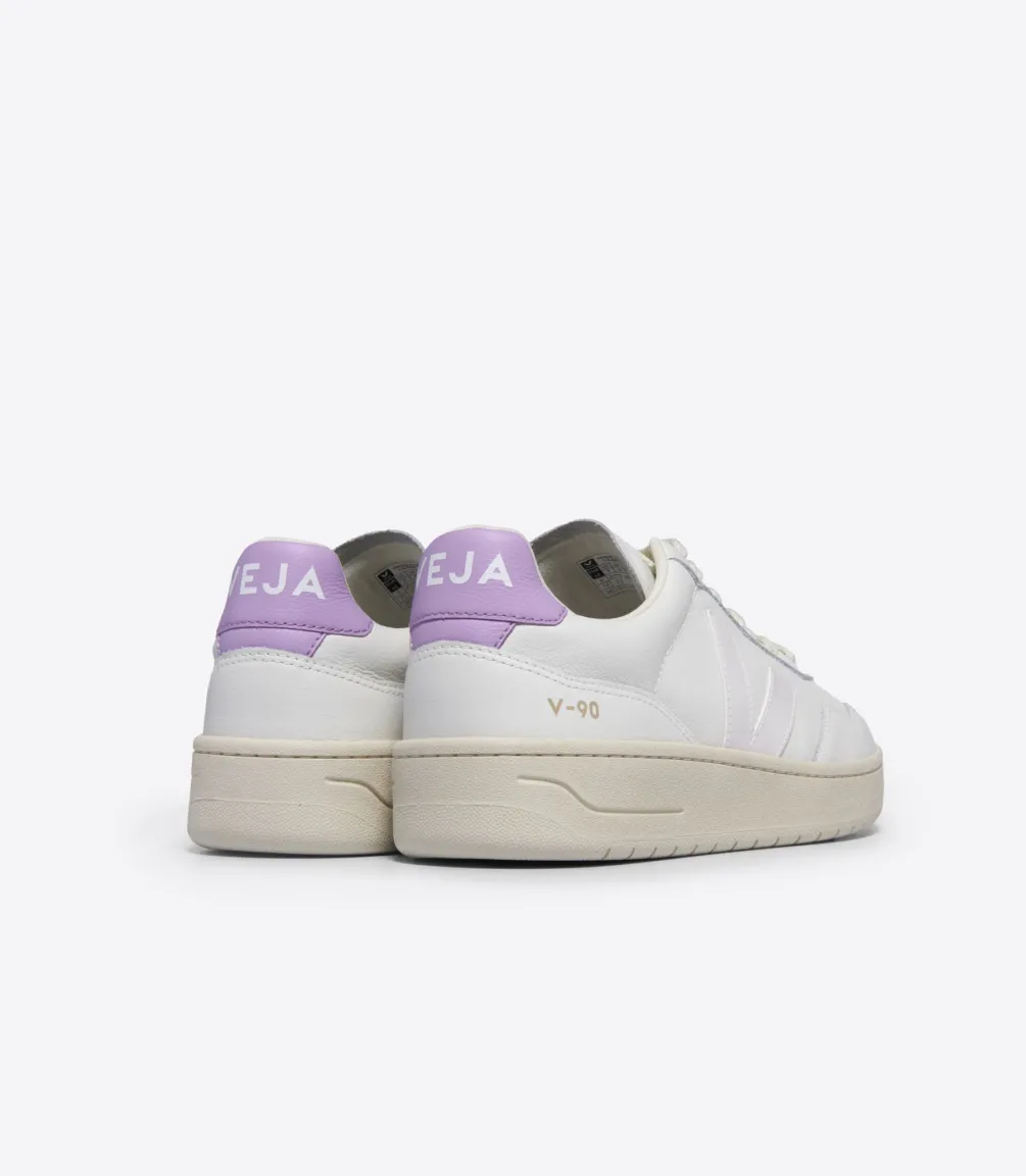 Damen VEJA V-90 LEATHER WHITE ORCHID