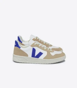 Damen VEJA V-10 LEATHER WHITE PAROS SAHARA