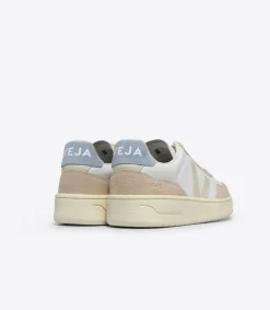 Damen VEJA V-90 LEATHER WHITE PIERRE STEEL