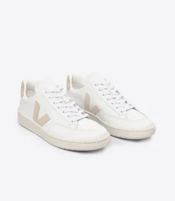 Damen VEJA V-12 LEATHER WHITE SABLE