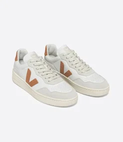 Damen VEJA V-90 LEATHER WHITE UMBER