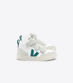 Kinder VEJA V-10 MID B-MESH WHITE BRITTANY