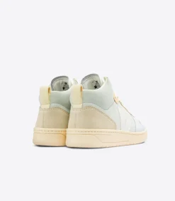 Damen VEJA V-15 SUEDE JADE WHITE MULTICO