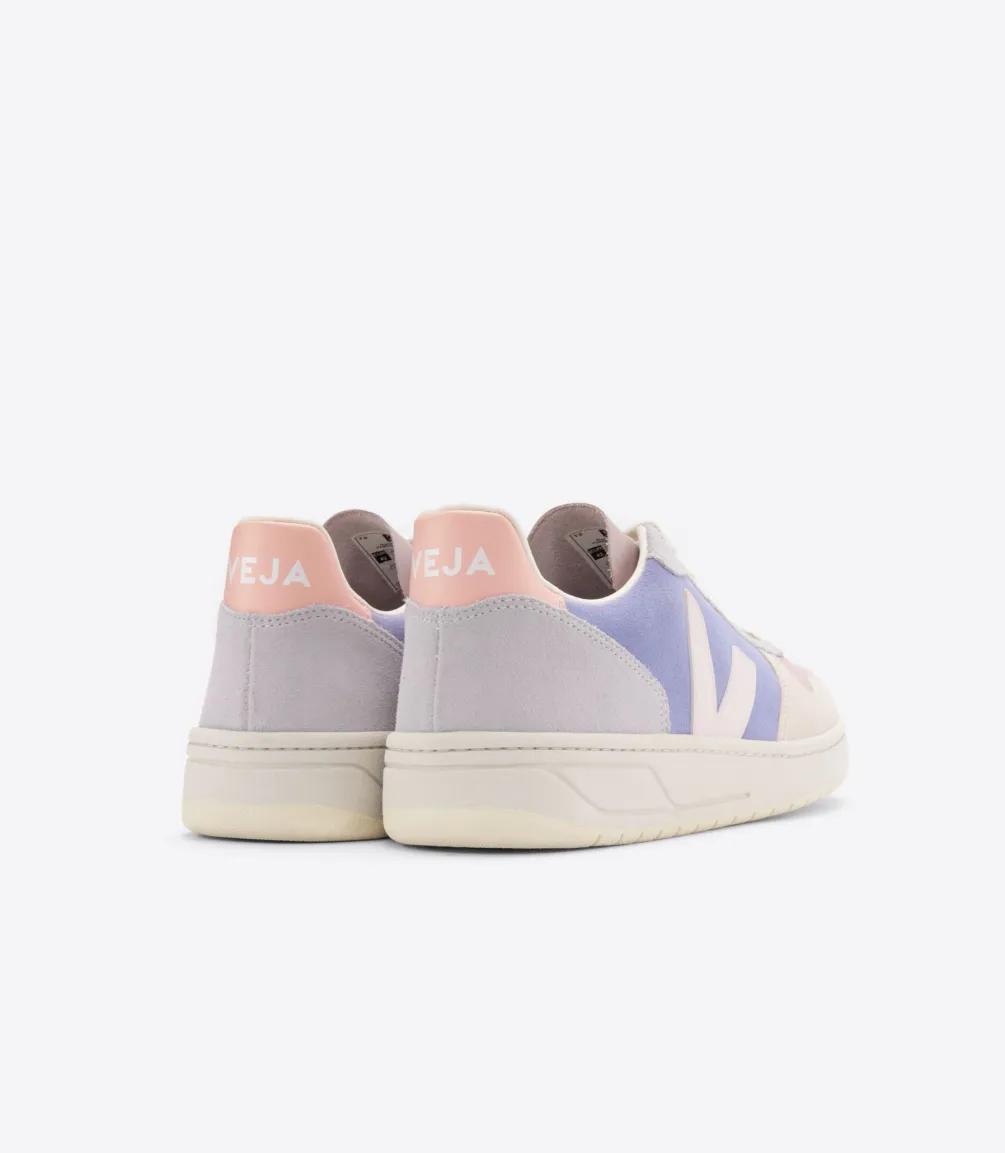 VEJA V-10 SUEDE MULTICO LAVANDE