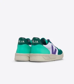 Damen VEJA V-10 SUEDE MULTICO SWAN PURPLE PIERRE