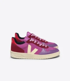 Damen VEJA V-10 SUEDE MULTICO ULTRAVIOLET CALCAIRE