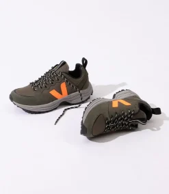 VEJA VENTURI RIPSTOP KAKI NEON ORANGE