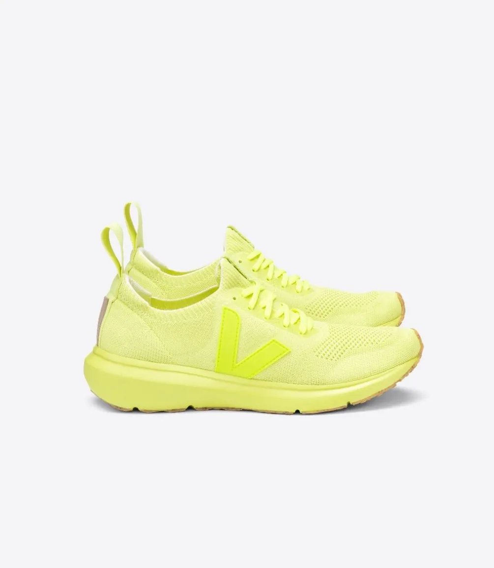 VEJA V-KNIT X RICK OWENS FULL ACID YELLOW