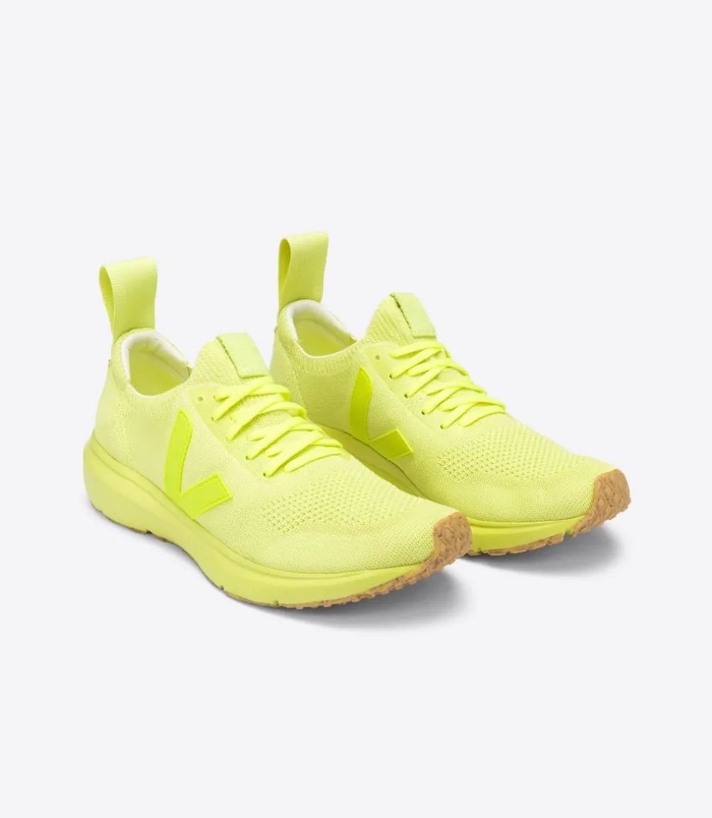 VEJA V-KNIT X RICK OWENS FULL ACID YELLOW