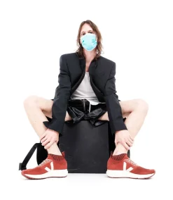 VEJA V-KNIT X RICK OWENS MID RUST