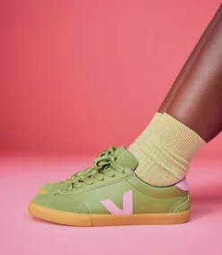 Damen VEJA VOLLEY LEATHER X MAKE MY LEMONADE KIWI ORCHID