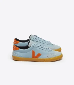 Damen VEJA VOLLEY LEATHER X MAKE MY LEMONADE STEEL PUMPKIN