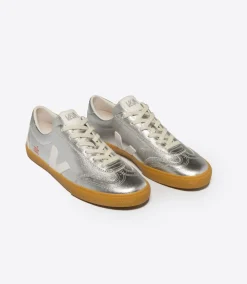 Damen VEJA VOLLEY LEATHER X NK STORE SILVER WHITE