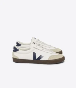 Damen VEJA VOLLEY LEATHER WHITE NAUTICO BARK