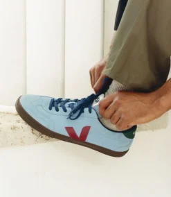 Damen VEJA VOLLEY SUEDE AQUA MARSALA EAGLE