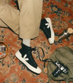 Damen VEJA WATA II CANVAS BLACK PIERRE