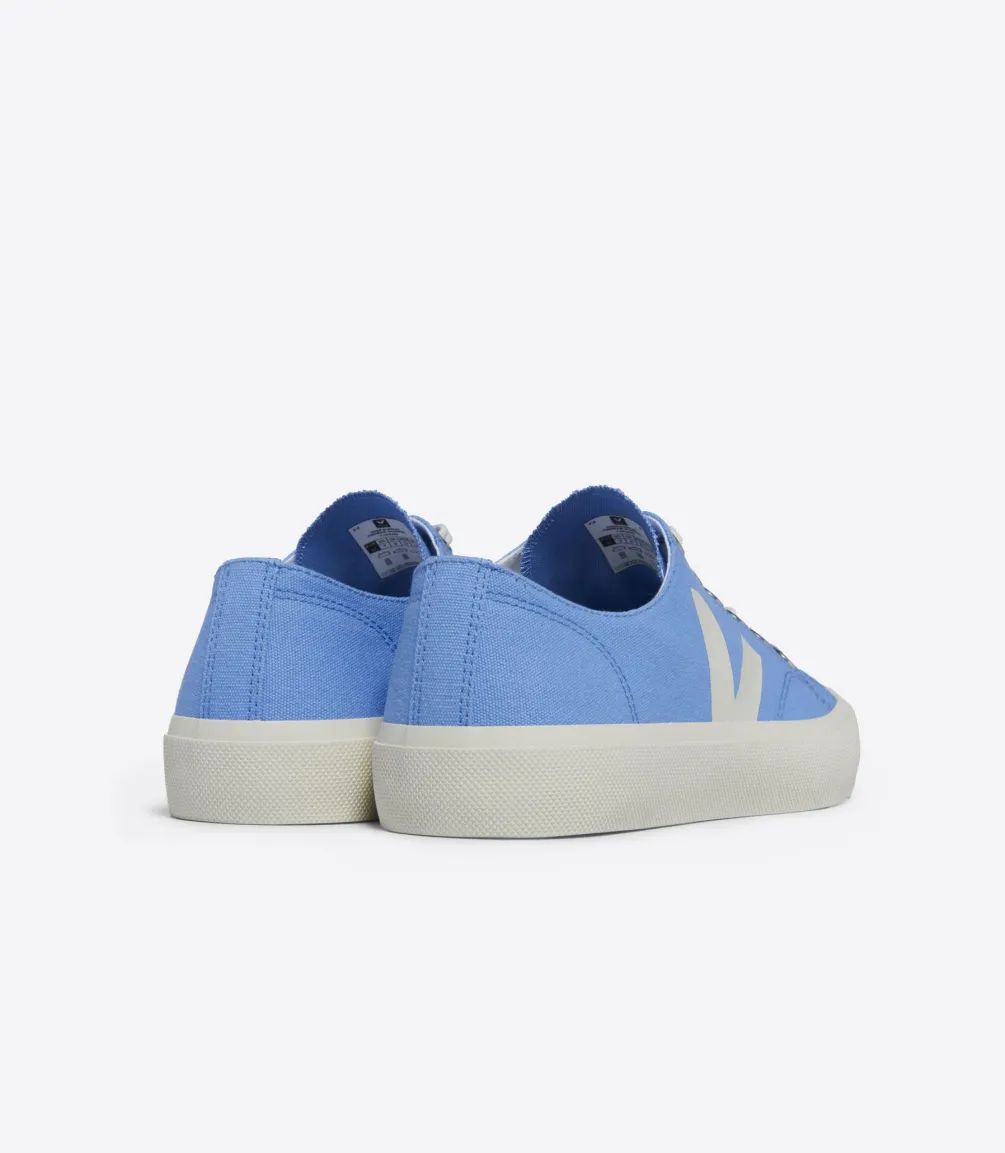 Damen VEJA WATA II LOW CANVAS AQUA PIERRE