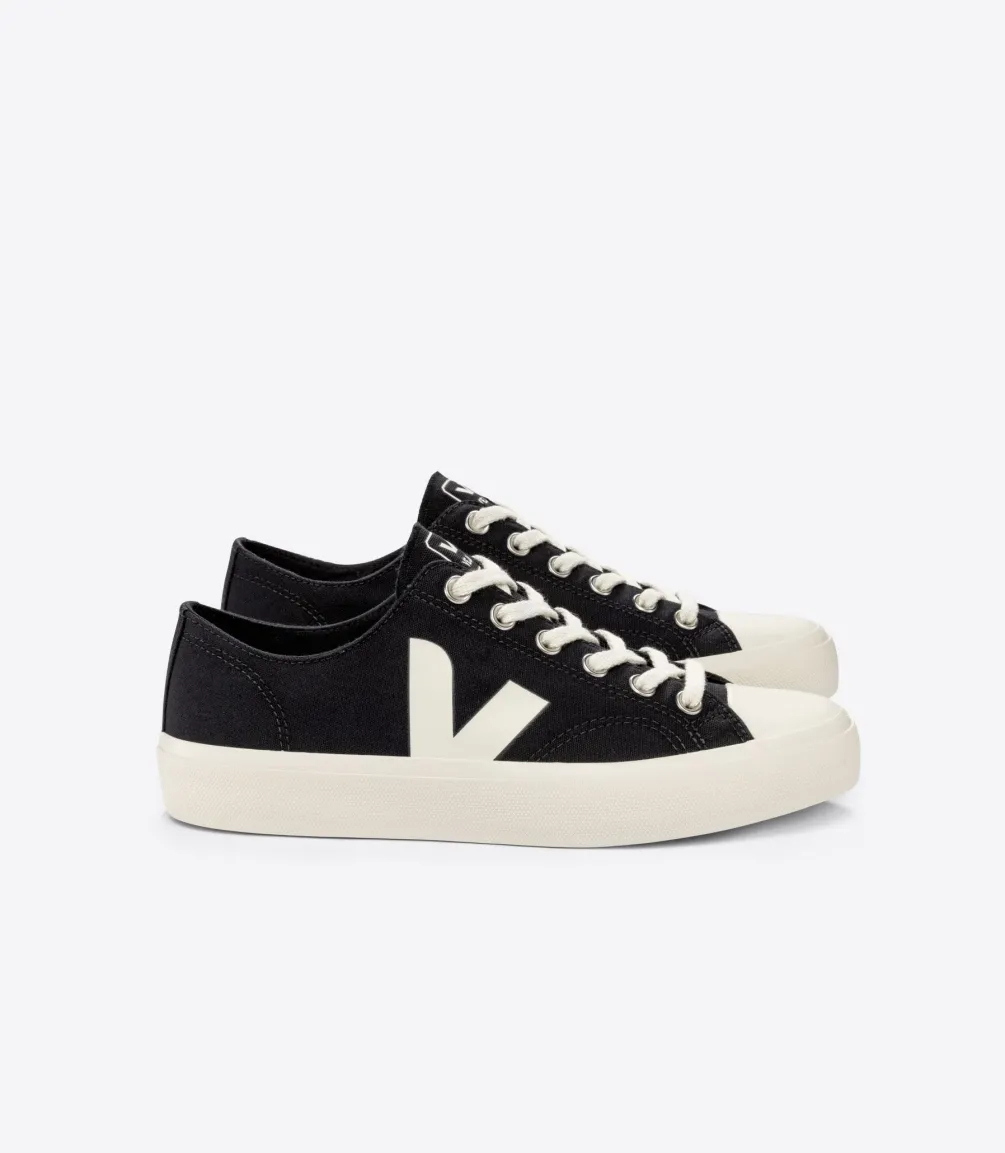 Damen VEJA WATA II LOW CANVAS BLACK PIERRE